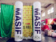 Customized White Printing Inflatable Column with Logo for Advertisement