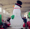 Customized Inflatable snowman with Black Hat for Christmas Decoration