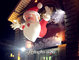 4m Height Christmas Inflatable Santa Claus for Outdoor Wall Decoration