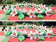 10m Wedding Flower Chain, Decorative Inflatable Flower String for Party