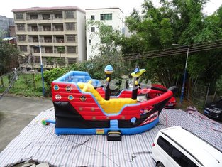 China Pirate Ship Inflatable Jumping Castle Commercial Bouncy Castle For Amusement Park supplier
