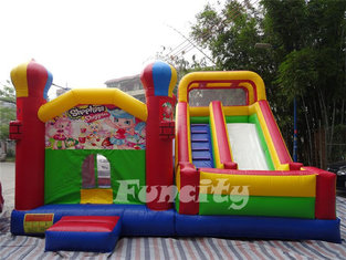 China Durable Large Inflatable Combo Bouncers / Bouncy Playhouse With Digital Printing supplier