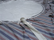 0.8 0.9mm PVC Tarpaulin Inflatable Bubble Tent With White Zipper Promotion Use