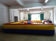Adult Blue / Red Inflatable Sport Games Inflatable Jousting Field For Kids