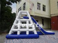 6.5mLx4mWx4.2mH Inflatable Water Toys 0.9mm PVC Tarpaulin Water Jungle Jim