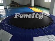 Customized Inflatable Water Toys For Kids , Inflatable Water Trampoline with Stailess Steel Spring