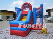 Spiderman Size 7.5*4.5*4M 0.55mm PVC Tarpaulin Inflatable Water Trampoline Combo Bouncer