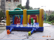 Smiling Clown 0.55mm PVC Tarpaulin Kids Inflatable Water Trampoline Bouncer for Amusement Park