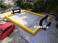 Airtight Human Table Soccer Inflatable Games Inflatable Football Pitches Pop