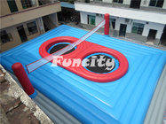 Portable PVC Tarpaulin Colorful Inflatable Sports Games For Volleyball Game