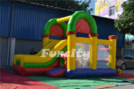 Colorful Combo Bouncer Inflatable Bouncy Castle With Slide 7m * 4.6m * 4m