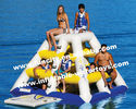 Portable Inflatable Water Toys  Custom Jungle Gym for Water Sports / Seaside