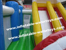Durable 0.55mm PVC Tarpaulin Christmas Inflatable Fun City for Giant Amusement Games