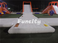 Beach Inflatable Water Park Amusement Park 0.90MM PVC Tarpaulin , 2 Years Warranty