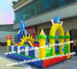 Bluecat 0.55mm PVC Tarpaulin Inflatable Fun City Playground,Inflatable Amusement Park with Air Blower
