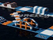 Theme Water Inflatable Amusement Parks Aqua Park Slides 7 - 10 Years Lifespan