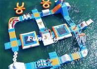 Theme Water Inflatable Amusement Parks Aqua Park Slides 7 - 10 Years Lifespan