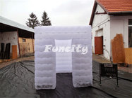 Cube Inflatable Air Tent Led Light / Commercial Event Tent For Taking Photos