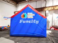 5 Years Lifespan Inflatable Family Tents / Durable Colorful Party Tent Rental
