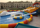 Amusement Inflatable Water Park , Giant Water Pool Water Slide Iceberg