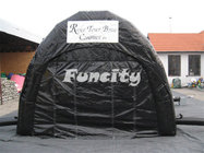 Durable PVC Tarpaulin Event Dome Inflatable Canopy Tent With Rolling Doors