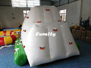 Kids / Adults Commercial Inflatable Water Park Custom Size Green With White