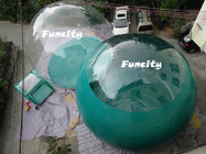 Fashionable Transparent PVC Two Rooms Inflatable Tent For Summer Camping