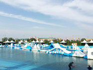Durable PVC Tarpaulin Floating Inflatable Water Park Commercial For Resort