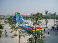 CE Approved Commercial Inflatable Dry Slides Fireproof For Water Game Equipment