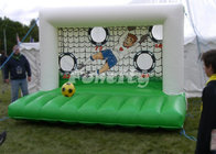 0.55mm PVC Tarpaulin Material Inflatable Football Goal For Fun With Ce Approved