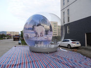 Christmas Outdoor Decoration 5M Giant Inflatable Human Snow Globe