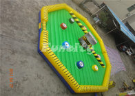 0.55mm PVC Tarpaulin Inflatable Wipeout Games With CE/EN14960 Approved For Jumping