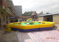 Mechanical Inflatable Jumping Oktagon Wipeout , PVC Material Inflatable Meltdown