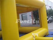6mL*3mW PVC Tarpaulin Inflatable Sport Games , Inflatable Football Soccer Kick Games