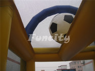6mL*3mW PVC Tarpaulin Inflatable Sport Games , Inflatable Football Soccer Kick Games