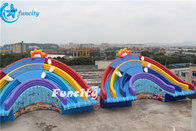 11x6x6m Inflatable Rainbow Slide for Water Park Equipment Use