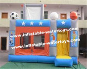 Commercial 0.55mm PVC Tarpaulin (18oz) Inflatable Water Park Trampoline Bouncy House