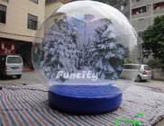 Custom Logo PVC Tarpaulin PVC Dome Inflatable Snow Globe for Christmas Promotion