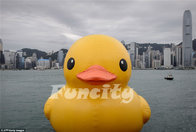 3m Height 0.9mm PVC tarpaulin Inflatable Water Toys Giant Inflatable Yellow Rubber Duck