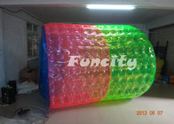 1.0mm PVC / TPU Inflatable Water Roller Colorful with Soft Handle for Water Park