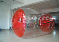PVC Inflatable Walk On Water Ball Roller With 0.8mm - 1.0mm Thickness
