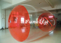 Red And Transparent Inflatable Water Roller Water Walking Roller
