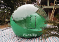 0.8mm PVC Inflatable Bubble Tent Green For Leisure Outdoor Activities