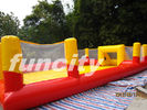 Popular Red And Yellow Inflatable Soccer Field Indoor Or Outdoor
