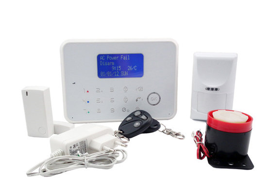 China GSM Wireless Burglar Alarm System With APP And SMS Operation supplier