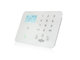 White GSM Wireless Burglar Alarm Systems With 7*24 Hours Safety Applications supplier