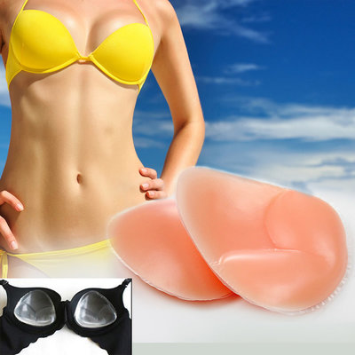FI001 sexy bikini bra pads breast shaper silicone  swimsuit bra inserts
