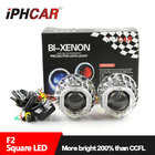 Iphcar wholesale car accessories universal projector headlight double angel eyes projector lens for H1 H7 H4 9005 car
