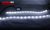 Iphcar wholesale car accessories DRL 12V Elliptical crystal telescopic daytime running light for automobile Toyota/Vios