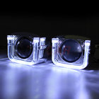 Hot sale 5D angle eye LED Halo Ring Shroud for 3 inch Projector Lens PVC cover With Crystal Angel Eye 3.0inch projector